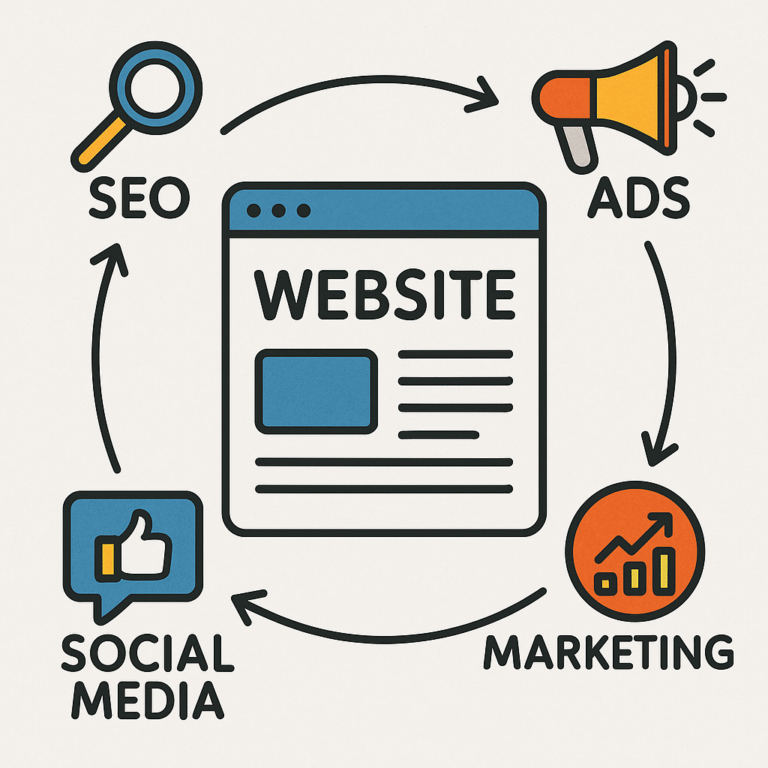 как уебсайтът помага за дигиталния маркетинг